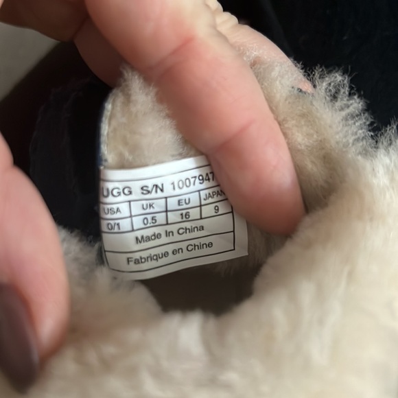 Ugg Baby Boots Blue size 0/1 - Picture 8 of 8